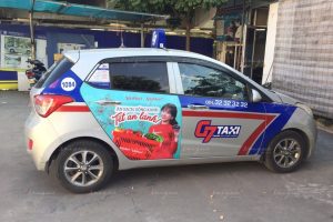 quảng cáo taxi