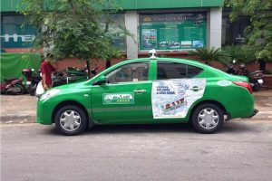 quảng cáo taxi tại long an