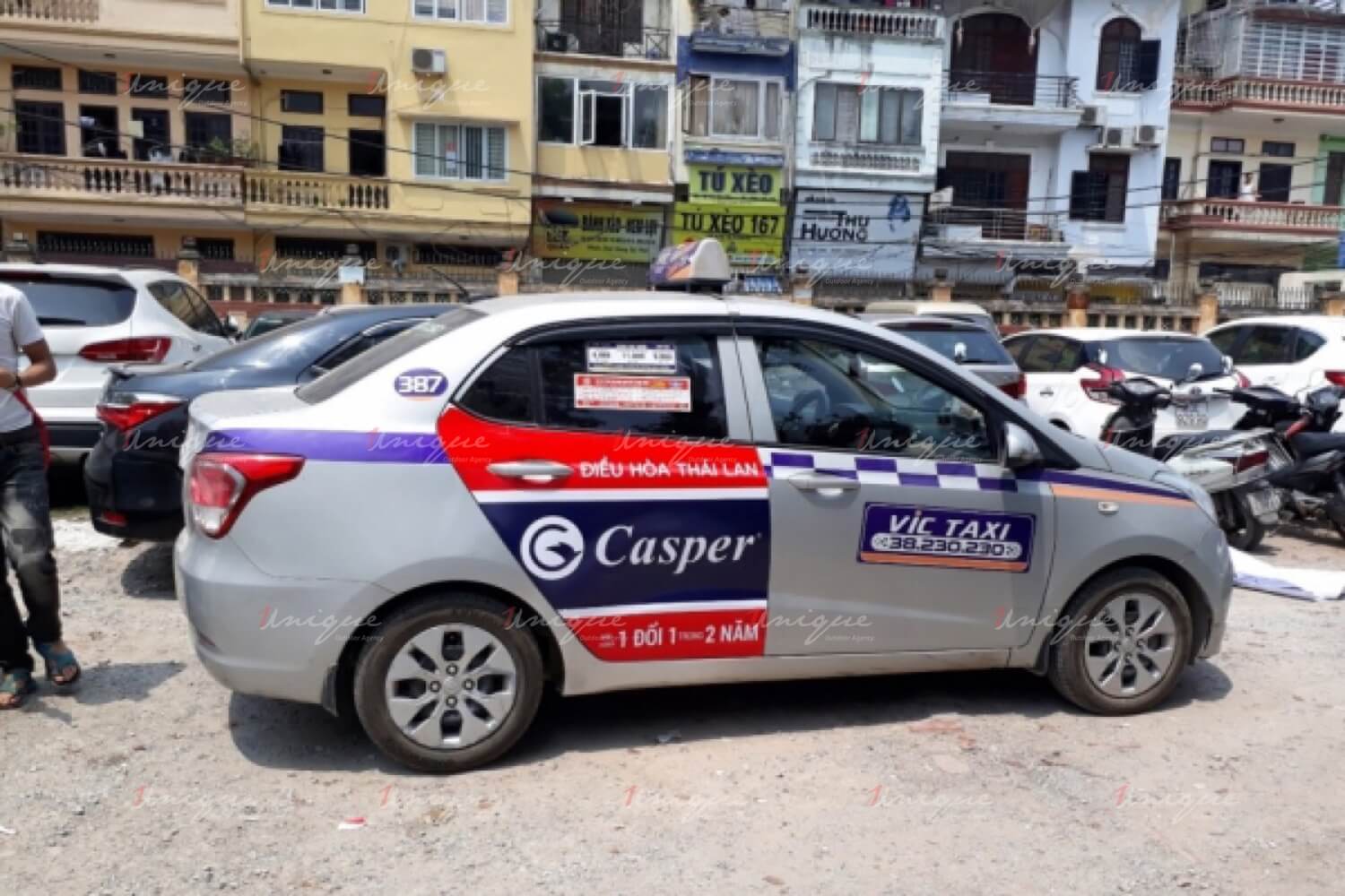 Chiến dịch quảng cáo trên xe taxi của Casper