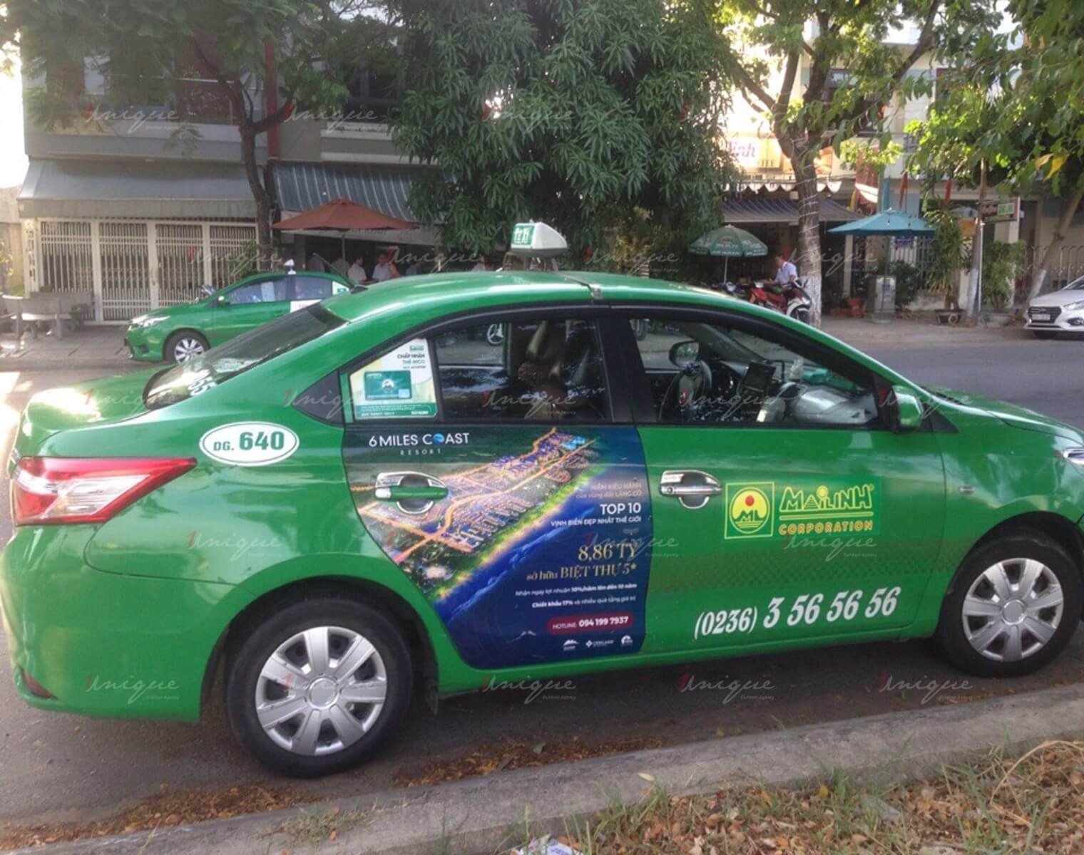 Chiến dịch quảng cáo taxi tại nhiều tỉnh thành của 6 Miles Coast Resort