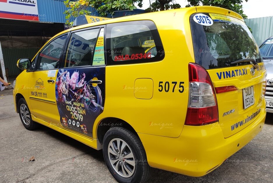 Chiến dịch quảng cáo trên xe taxi của Thục Sơn Kỳ Hiệp