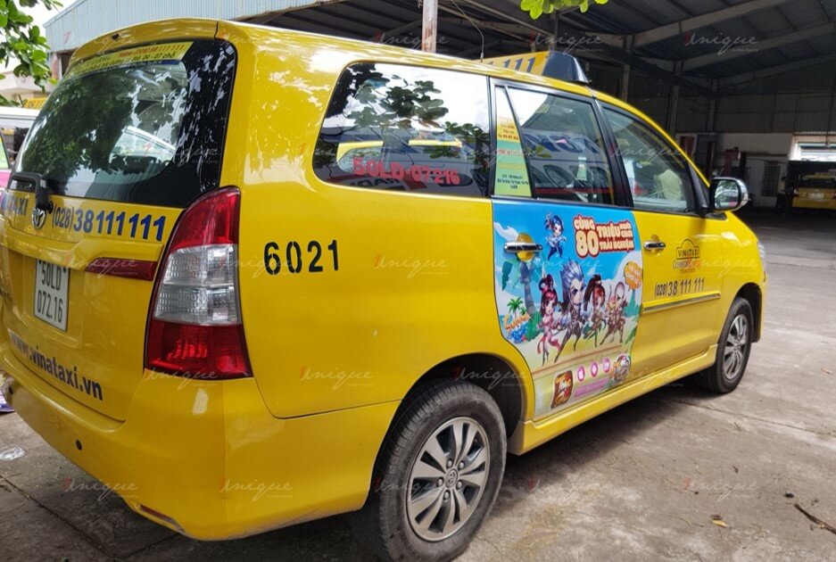 Chiến dịch quảng cáo trên xe taxi của Thục Sơn Kỳ Hiệp